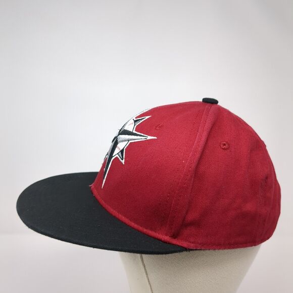 Seattle Mariners Alaska Airlines Snapback Hat Red Black Embroidered Logo MLB - Picture 3 of 9